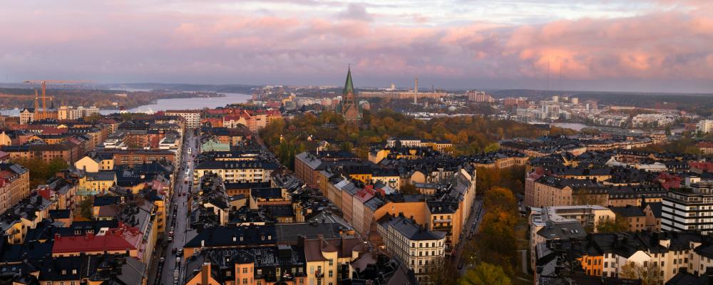Södermalm i Stockholm med vy mot öster. Foto: Joel Klasén/Unsplash