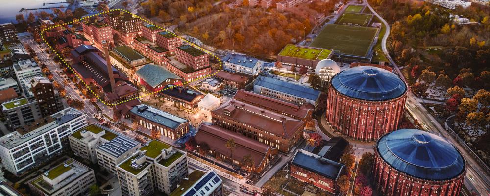 GASVERKET visionsbild. Foto: CA Fastigheter