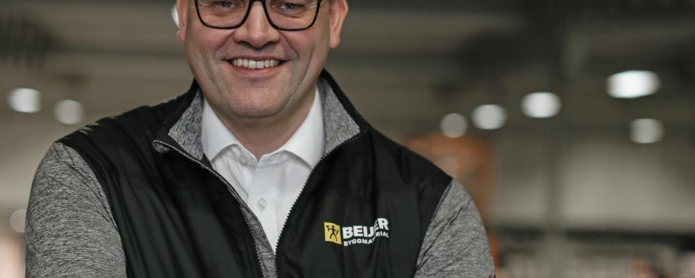 Geir Thomas Fossum. Pressbild: Beijer Byggmaterial