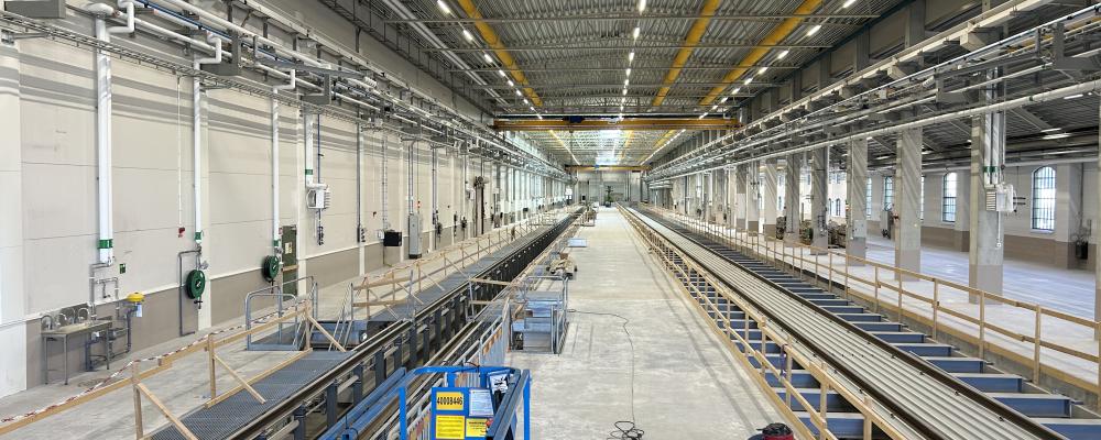 Depån i Hagalund är en av Nordens största. Fotograf: Pär Nordlånge