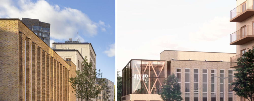 Kraftcentralen Beviljat bygglov Foto Johan Strindberg. Illustration: HSARK.