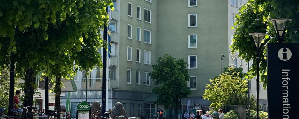 Solna har beslutat att ge Settler Properties AB möjlighet att bygga upp till 75 nya hyresrätter vid Björnstigen i norra Bergshamra. Pressbild: Solna stad