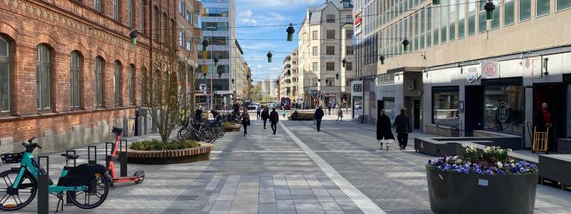 Hornsbruksgatan, vy mot Långholmsgatan. Foto: Anette Ullskog