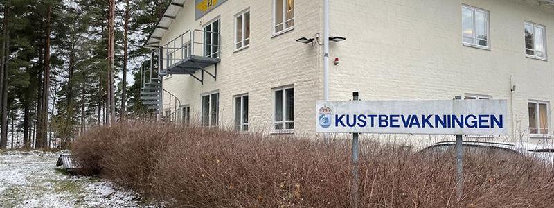 Kustbevakningens kontorsbyggnad i Skavsta.