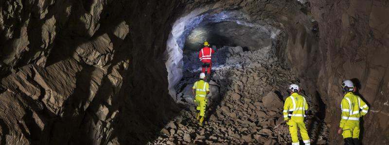 Nu är den fyra km långa avloppstunneln under Bromma färdigsprängd. Foto: Mikael Ullén