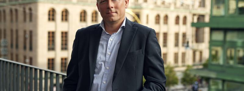 David Stenergard, näringspolitisk expert inom infrastruktur vid Stockholms Handelskammare. Foto: Stockholms Handelskammare