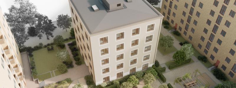 Gårdshus överblick. Pressbild: MVB