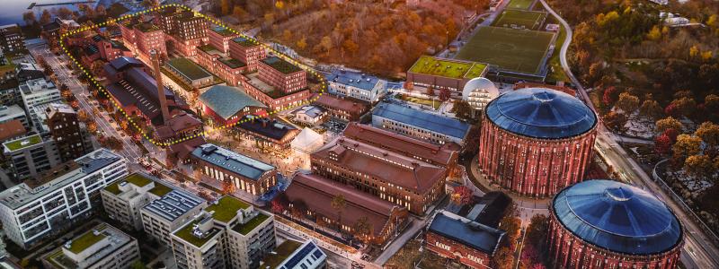 GASVERKET visionsbild. Foto: CA Fastigheter