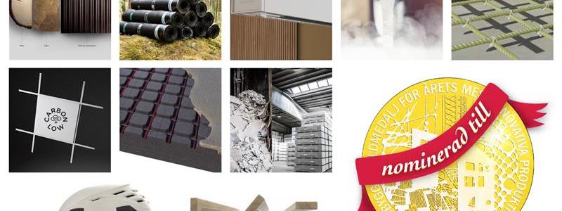 Guldmedaljen nominerade. Pressbild: Svensk Byggtjänst