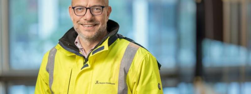 Johan Barntmark, avdelningschef, Avdelning väst. Foto: Region Stockholm / Jann Lipka