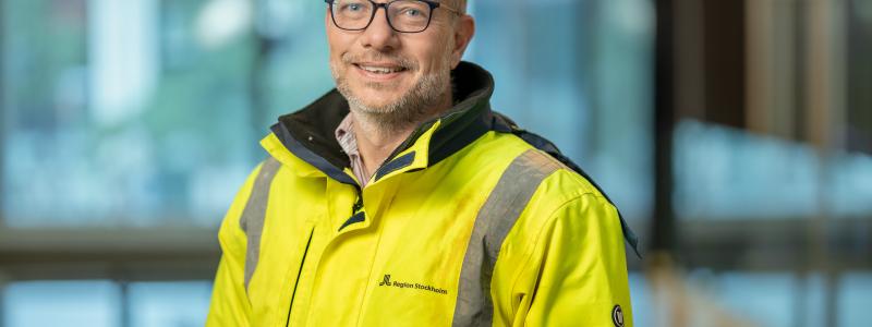 Johan Barntmark, avdelningschef, Avdelning väst. Foto: Region Stockholm / Jann Lipka