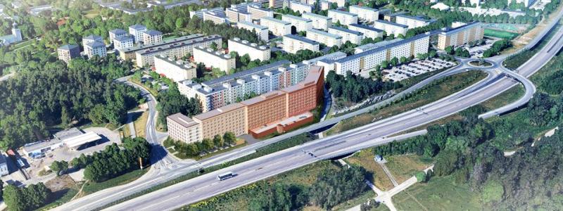 Krällingegränd i Tensta. Pressbilder: Familjebostäder