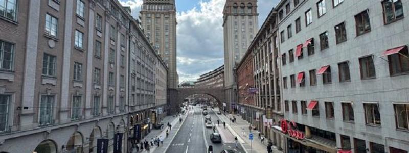 Kungsgatan efter grundförstärkningen. Foto: Anette Ullskog