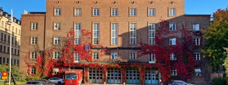 Kungsholmens brandstation som byggdes på 1930-talet. Foto: Ylva Berglund, Stockholms stad.