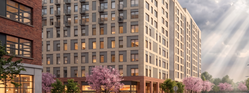 Fabege bygger, genom dotterbolaget Birger Bostad, ett äldreboende i Haga Norra i Solna. Pressbild: Stockholms Sjukhem