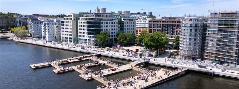 Marieviksbadet. Fotograf: JM, AMF Fastigheter, Klövern