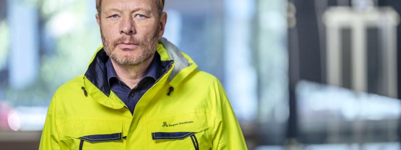 Per Ling-Vannerus, förvaltningschef för Region Stockholms förvaltning för utbyggd tunnelbana. Foto: Region Stockholm/Jann Lipka