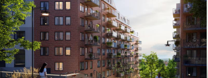 Vy över Elverkshuset. Foto: Arkipol