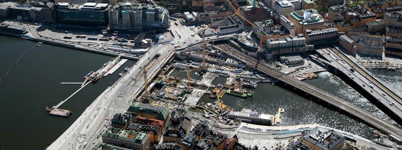 Slussen, maj 2023. Foto: Lennart Johansson