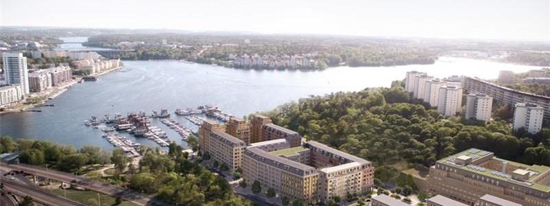 Översiktsbild över Solna. Pressbild: Kjellander Sjöberg