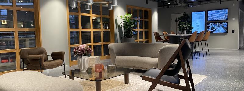  – Det är ett modernt och innovativt kontor som kommer fungera som ett eget CoWork. Ett behov som vi upptäckte redan på vårt förra kontor, säger Kim Bernheden, fastighetschef MO Norr i Stockholm. Foto: Stena Fastigheter Stockholm