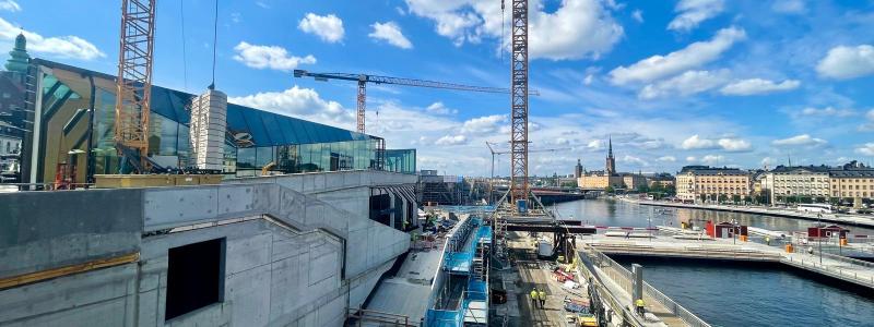 Slussenbygget 2024. Foto: Stina Wickenberg