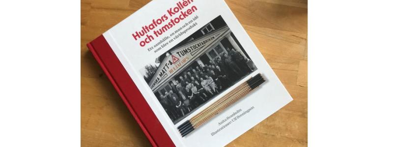 ”Hultafors, Kollén och tumstocken – ett samhälle, en man och en idé som blev en världsprodukt” Foto: Anita Svanholm