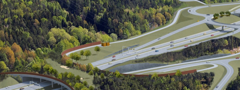 Tvärförbindelse Södertörn är ett projekt startat av Trafikverket för att förbättra möjligheterna att resa inom Södertörn. Bild: Trafikverket