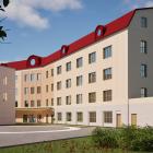 Det nya äldreboendet får ett centralt läge i Täby. Bild: NREP