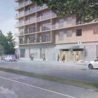 Visionsbild av station Årstaberg på den nya Gula linjen. Bild: Region Stockholm/&Rundquist