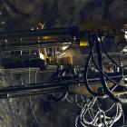 Borrning inför sprängning i Barkarby. Foto: Region Stockholm / MBP