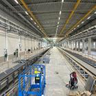 Depån i Hagalund är en av Nordens största. Fotograf: Pär Nordlånge