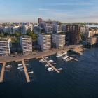 Kvarnholmen i Nacka.  Pressbild: Peab