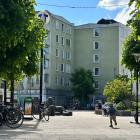 Solna har beslutat att ge Settler Properties AB möjlighet att bygga upp till 75 nya hyresrätter vid Björnstigen i norra Bergshamra. Pressbild: Solna stad