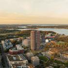 Stadsljus, Norra Djurgårdsstaden. Pressbild: OBOS