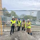 Första spadtaget för Tegelwik i Stockholm. Pressbild: ALFA Development