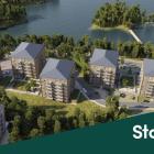 200 nya bostäder i Nacka. Bild: Arkitema