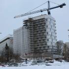Huset Tumba Port ligger på en höjd centralt beläget i Tumba. Pressbild: Botkyrkabyggen