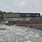 I Vinsta, utanför Johannelunds tunnelbana och omkring mynningen till E4 Förbifart Stockholms tunnlar har maskinerna gått på högvarv. Foto: Robin Jangholm