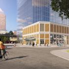 Visionsbild Gul linje Årstaberg Bild: Region Stockholm, &Rundquist