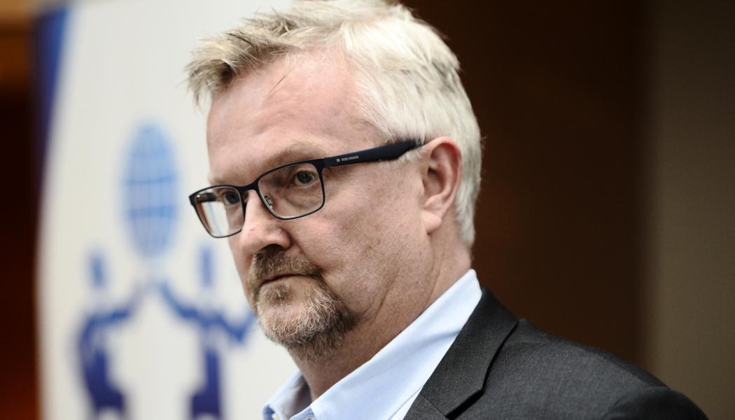 Maja Suslin/TT: Mats Åkerlind, vice vd och förhandlingschef på Byggföretagen. Arkivbild.