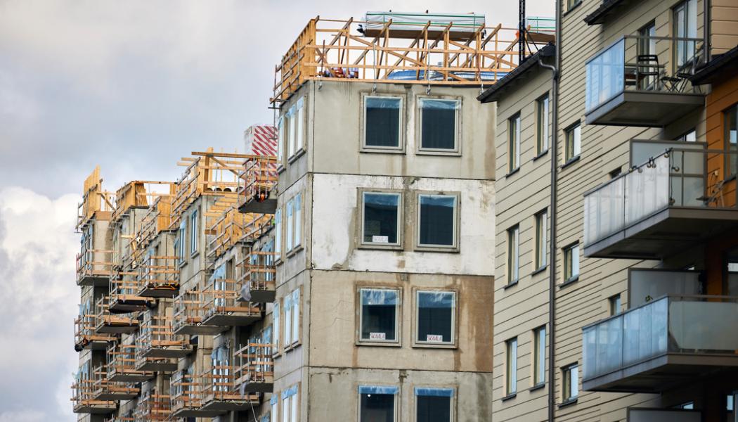 Fredrik Persson/TT: Nya siffror för bostadsbyggandet har publicerats. Arkivbild.