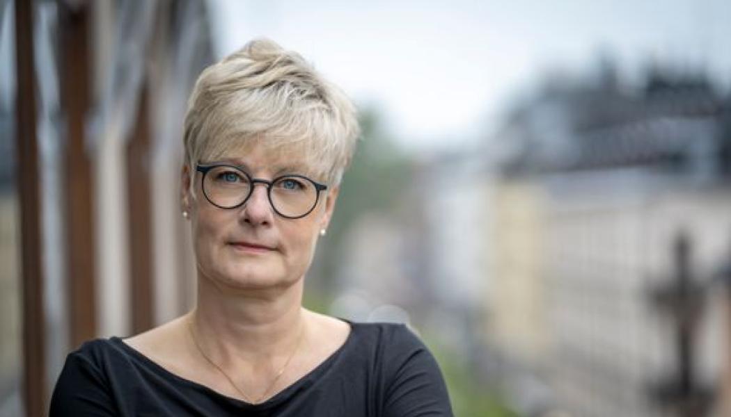 Hyresgästföreningens förbundsordförande Marie Linder. Foto Filippa Ländin