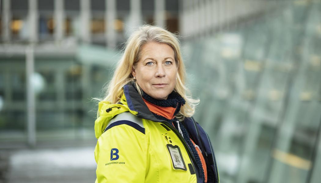 Byggföretagens vd Catharina Elmsäter-Svärd. Foto: Byggföretagen