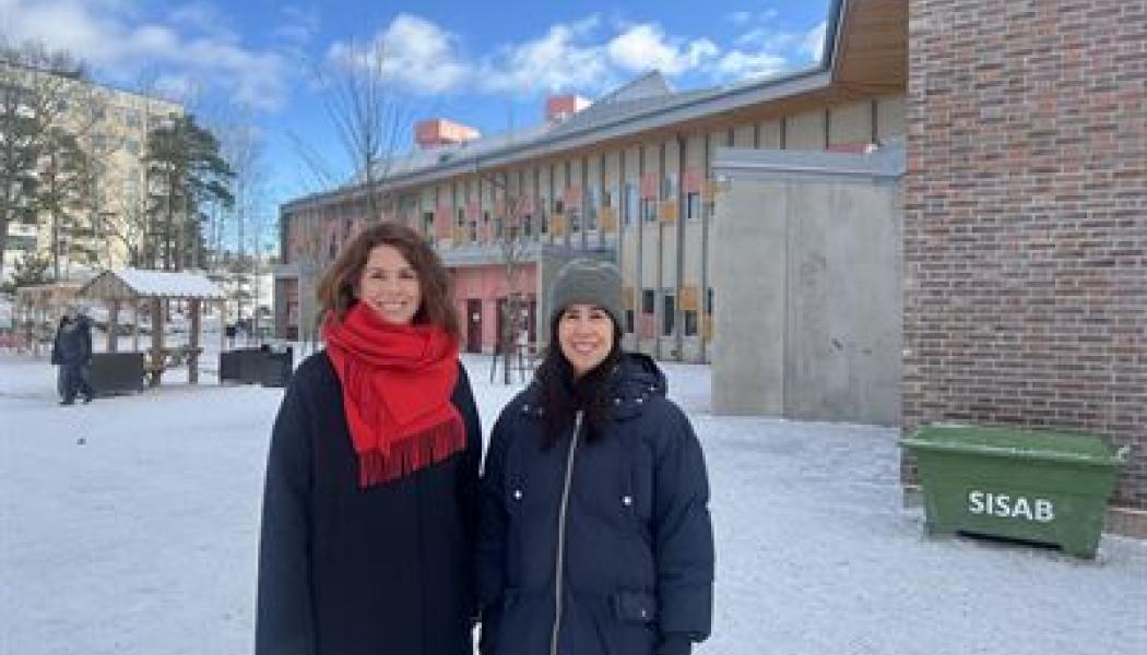 Emilia Bjuggren och Maria-Elsa Salvo Pressbild cision/ stockholm.se