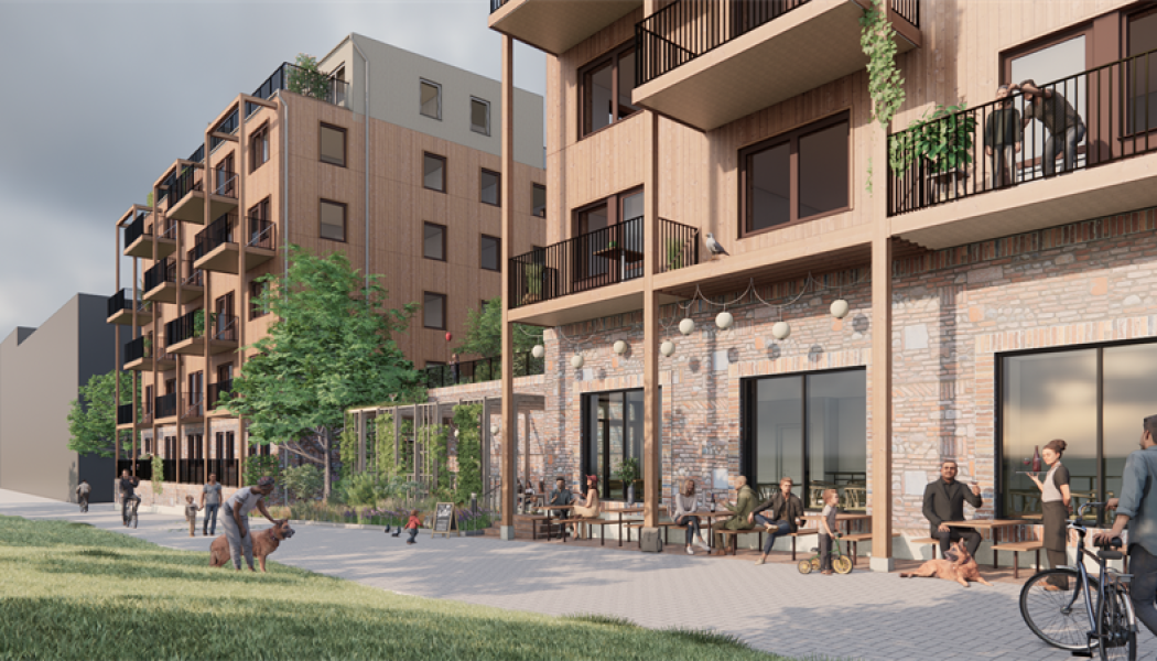 Kvarteret Gullvivan. Illustration: White Arkiteker