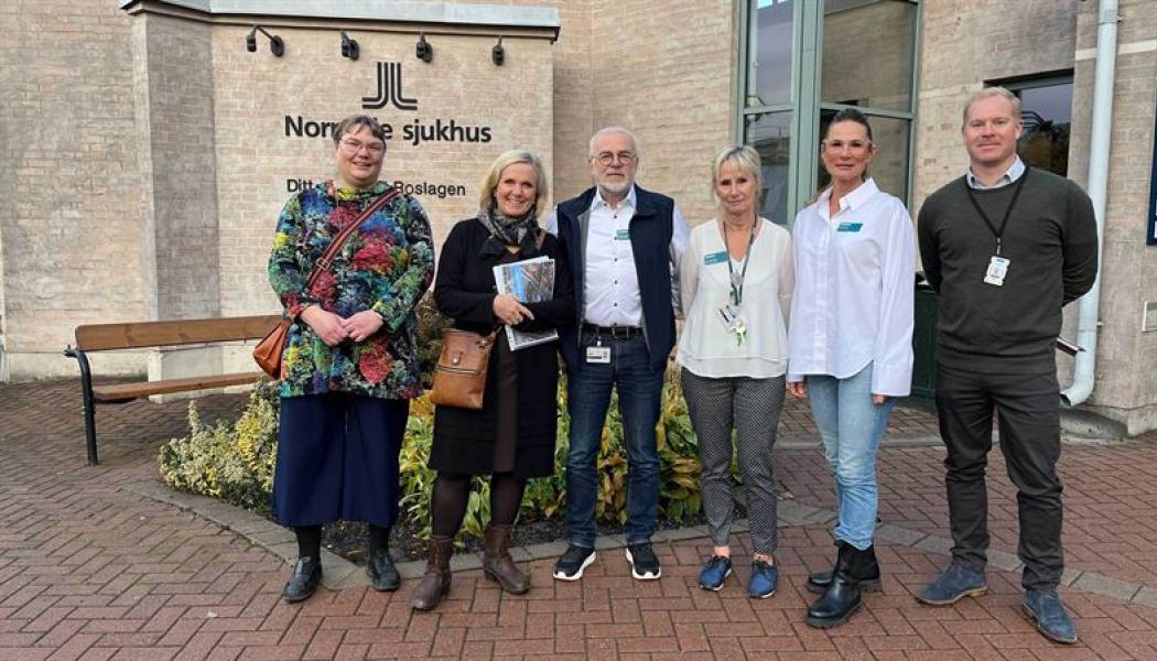 Representanter från White Arkitekter, Locum och Tiohundra. Foto: Locum