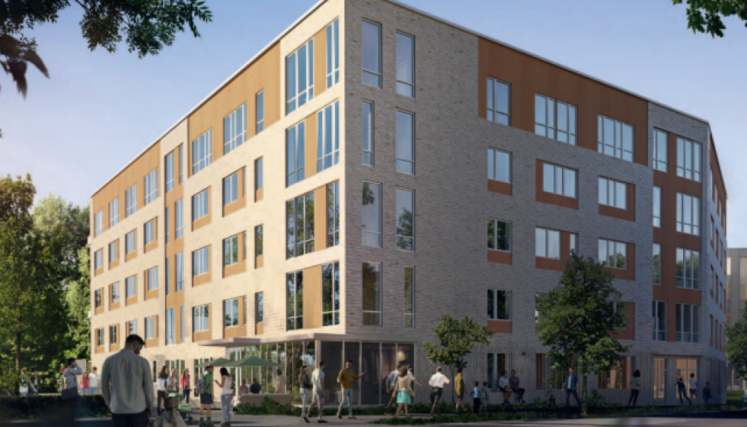 Villa Täby Park blir ett äldreboende med 80 lägenheter. Bild: PE Teknik