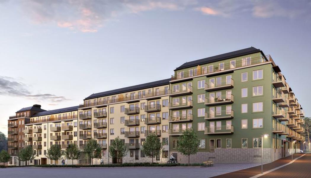 Skanska investerar cirka 450 miljoner kronor i flerbostadshus i Järvastaden, Solna