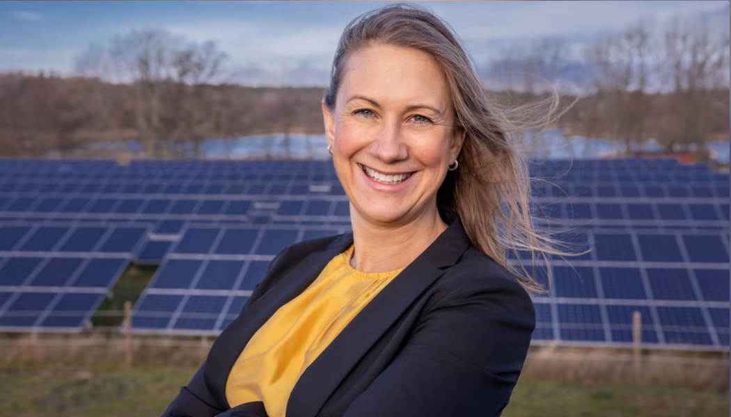 Anna Werner, vd för branschföreningen Svensk solenergi Foto: Stockholmsmässan